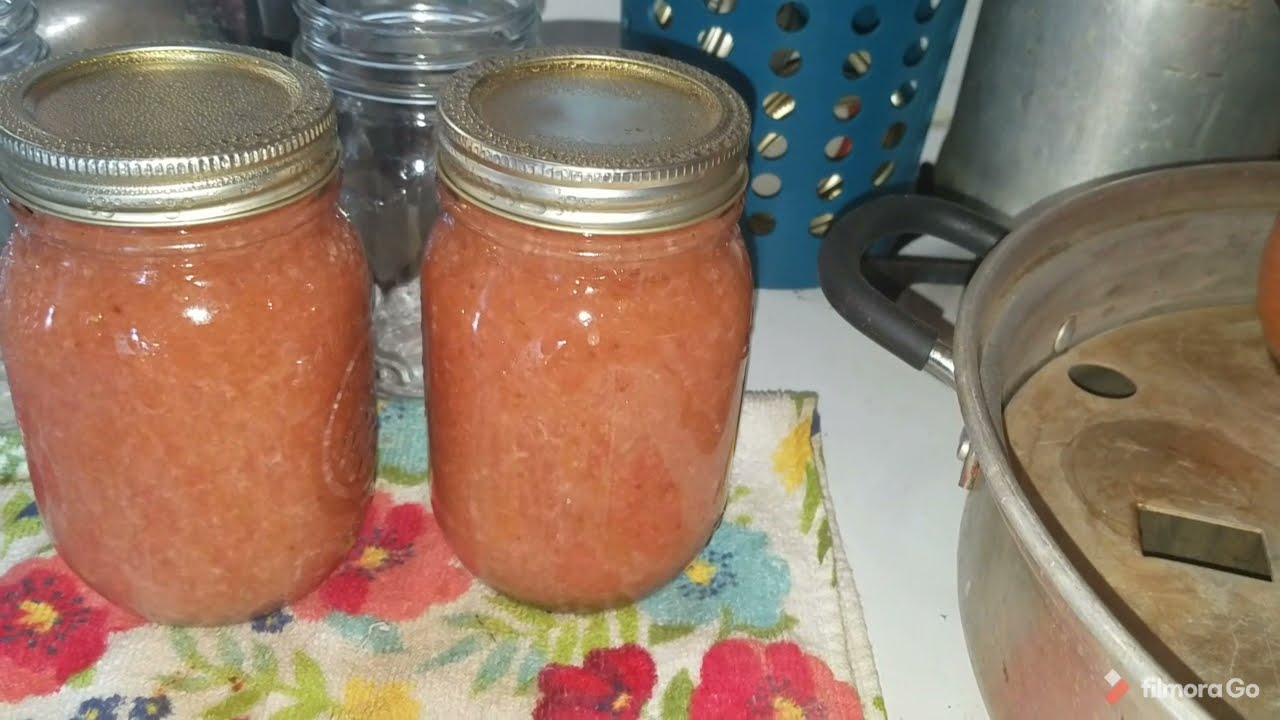 Canning Strawberry Applesauce