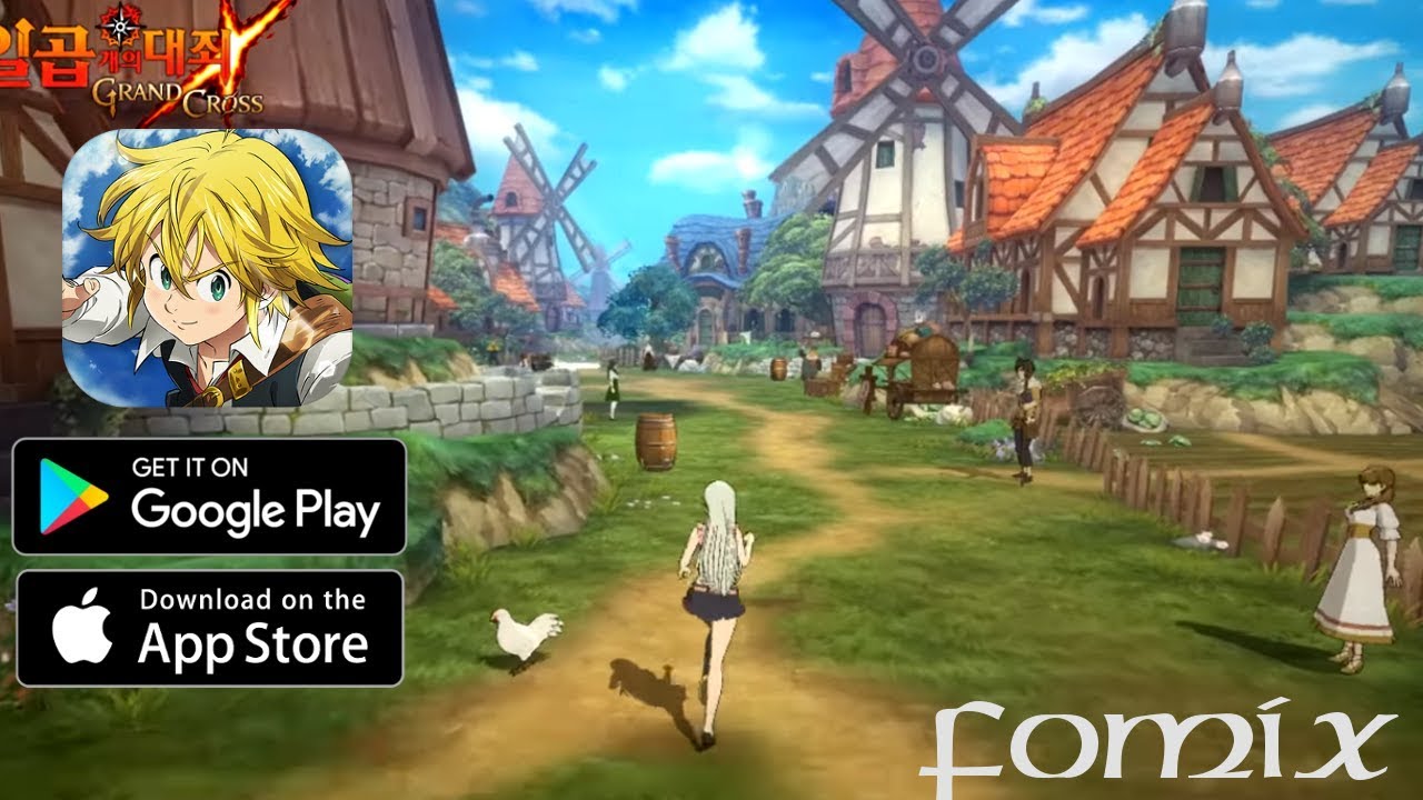 Мобильная RPG по аниме Семь смертных грехов The Seven Deadly Sins：Grand Cross (Android Ios)