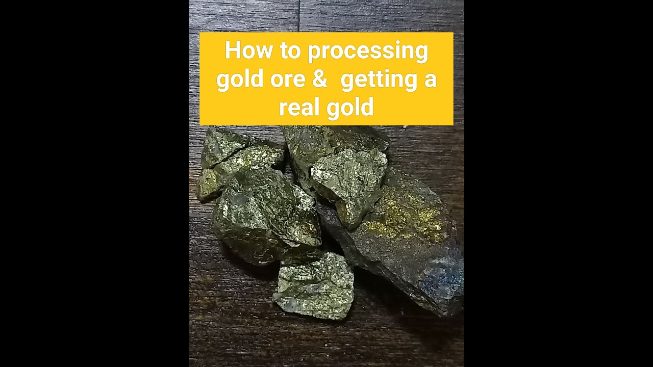 THE ORIGINAL OF GOLD ORE/GOLD PROCESS/MADE GOLD/I MAKING GOLD.