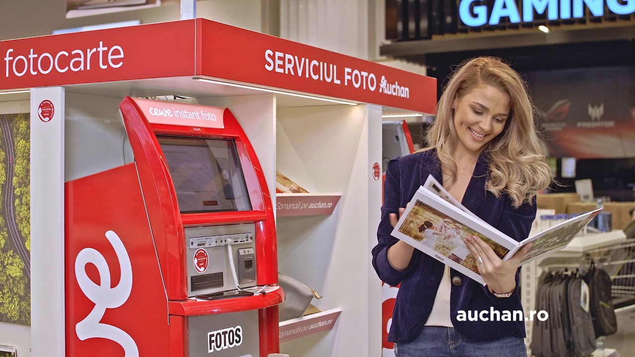 Serviciul foto Auchan - comanda din magazin