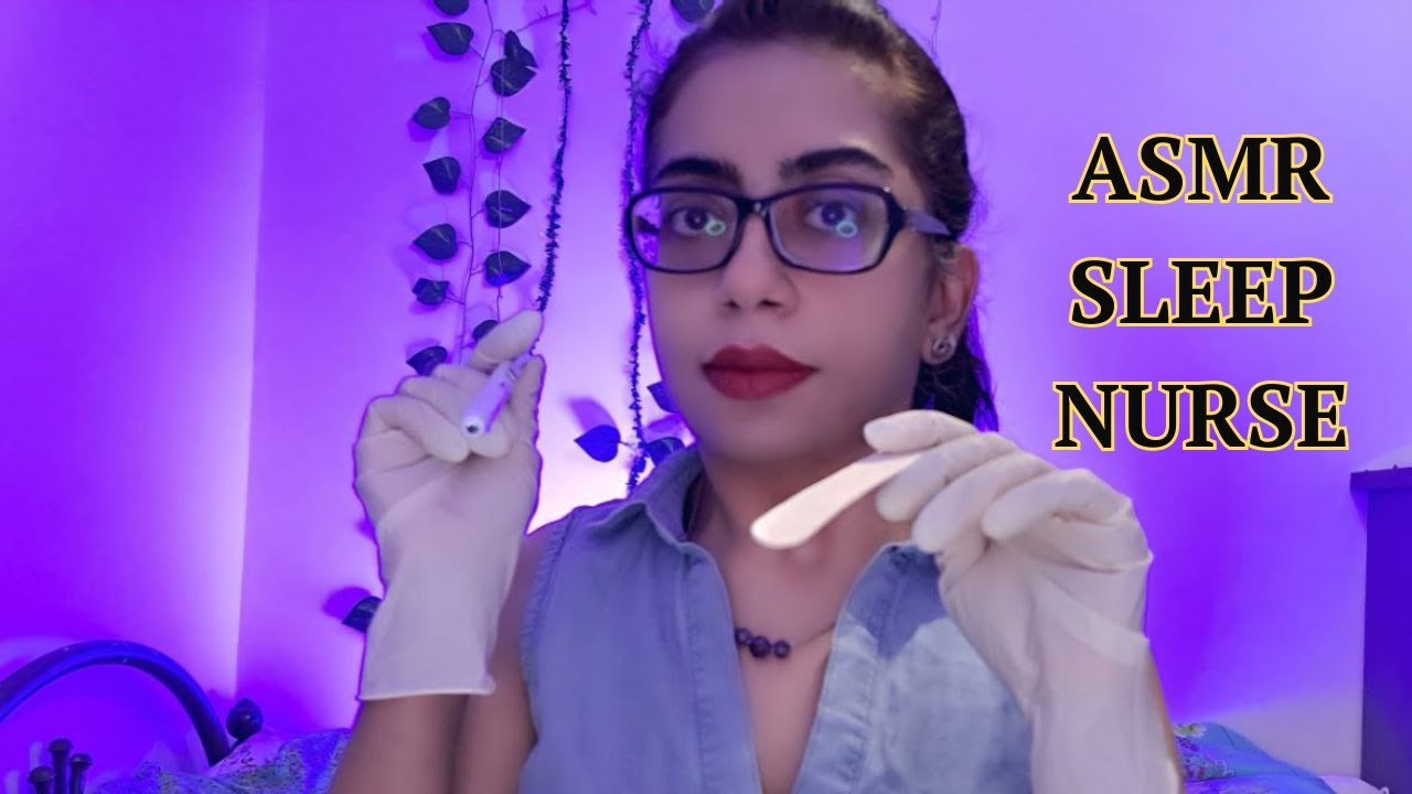 ASMR Nurse Helps You Sleep Fast 💤  Medical Check-Up Roleplay