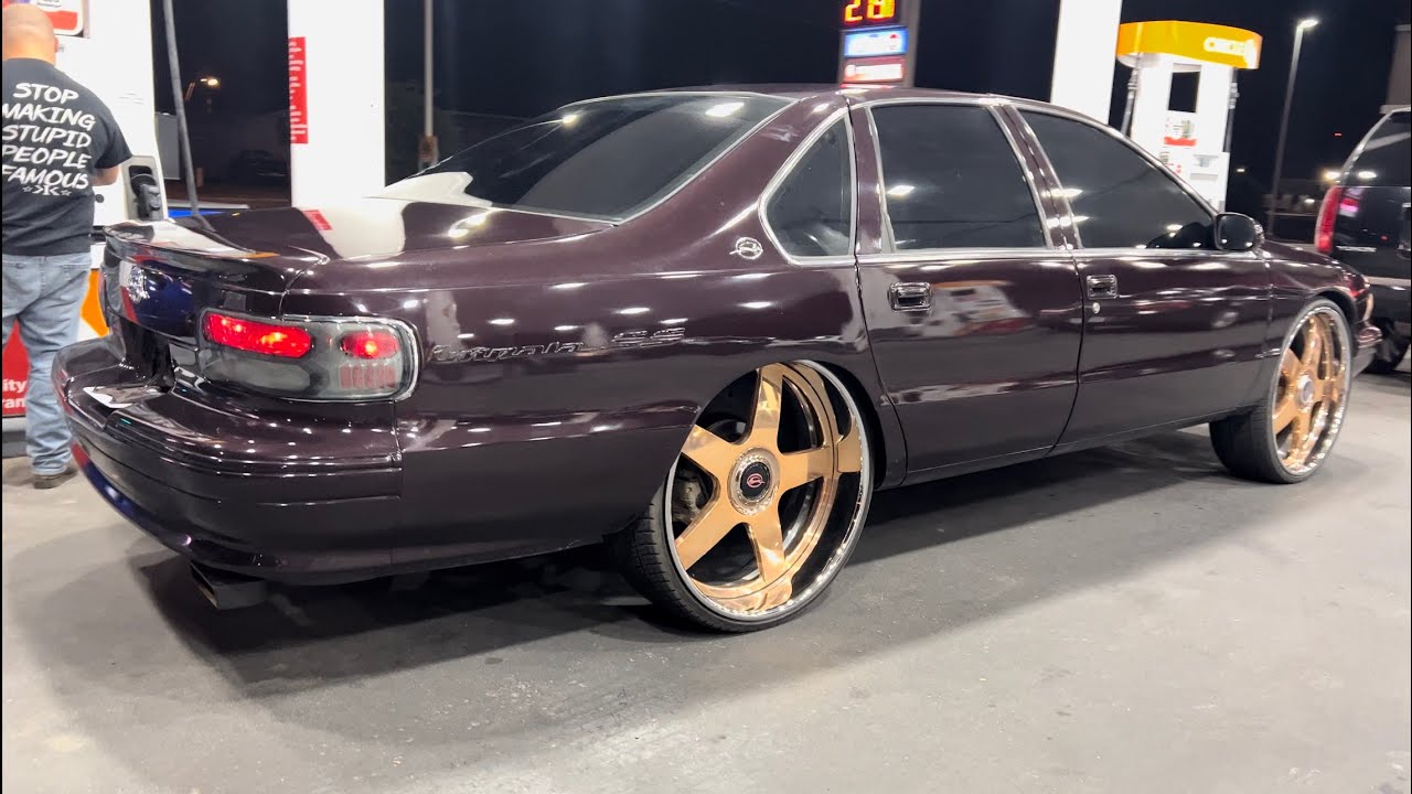 Tuckin’ Fat Lip 26s on a 1996 Impala SS