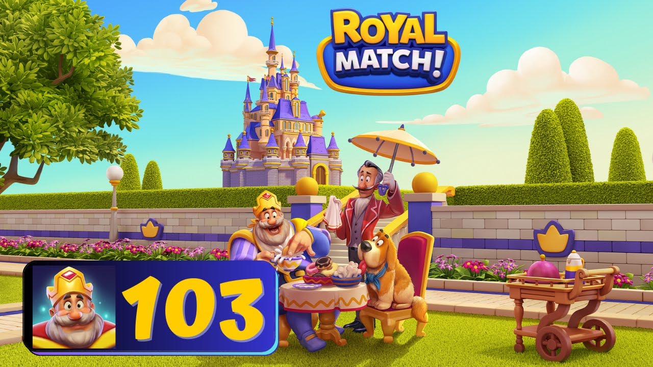 Royal Match 👑 - Area 103 - 🔶 Ruins - Gameplay