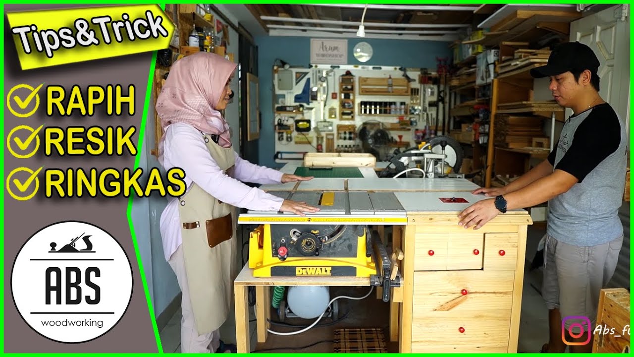 GREBEK WORKSHOP WOMAN WOODWORKER - SEPERTI APA WORKSHOP SEORANG CEWEK? | WORKSHOP TOUR WOODWORKING