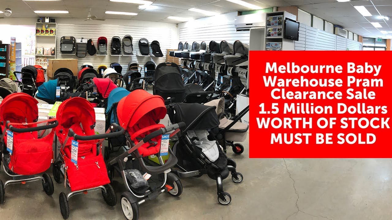 Melbourne Baby Warehouse Pram Clearance Sale June 2018