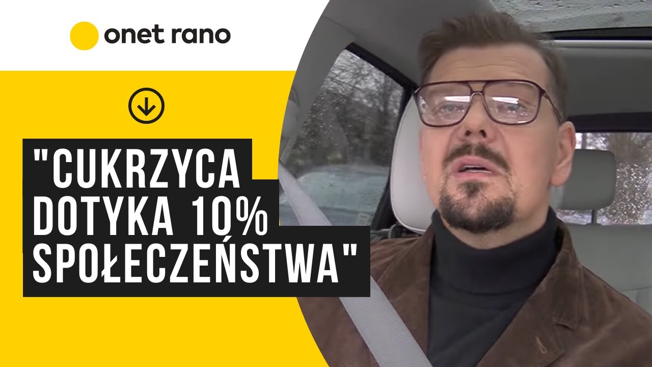 "Cukrzyca jest bardzo nieszczerą chorobą" Michał Figurski w programie OnetRano