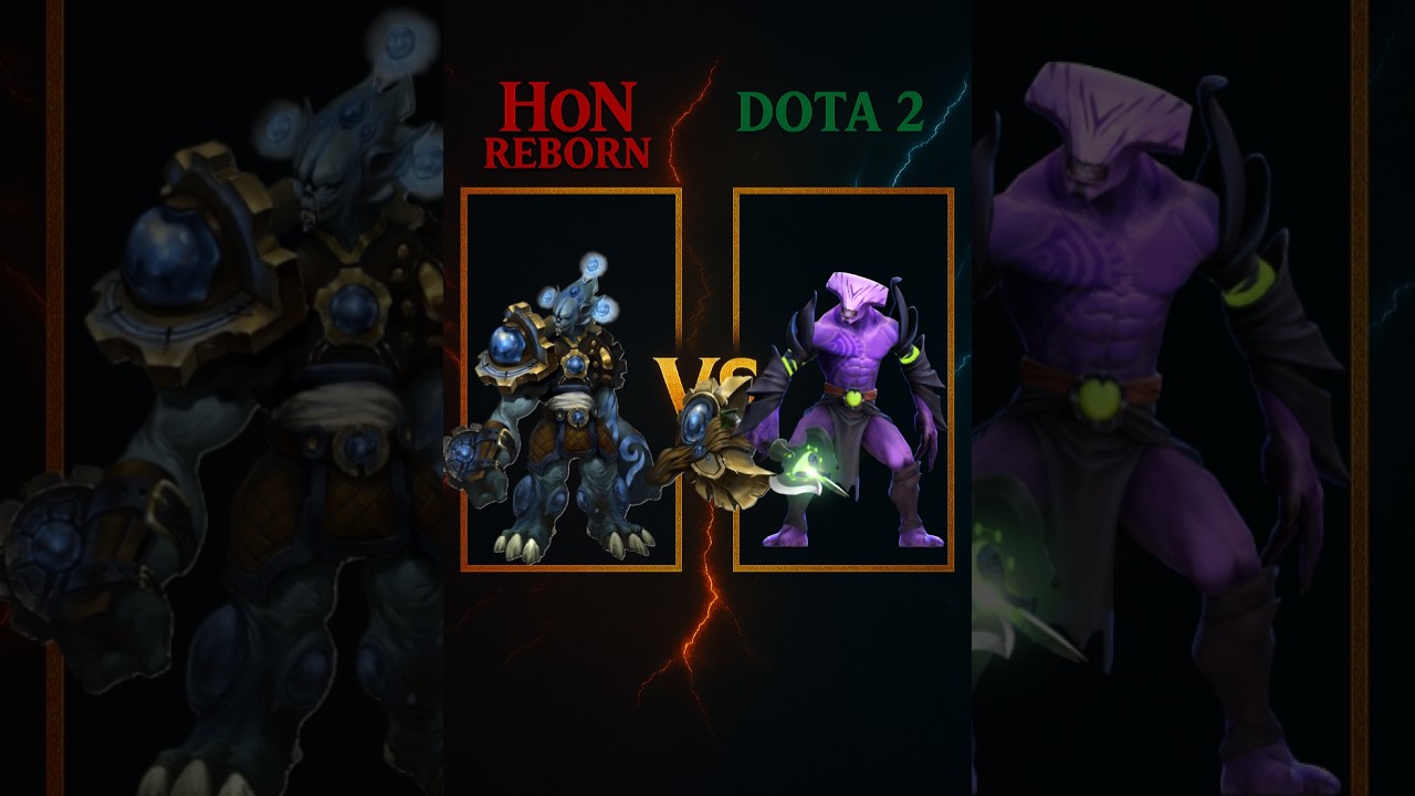 HON REBORN VS DOTA 2 (CHRONOS VS FACELESS VOID)