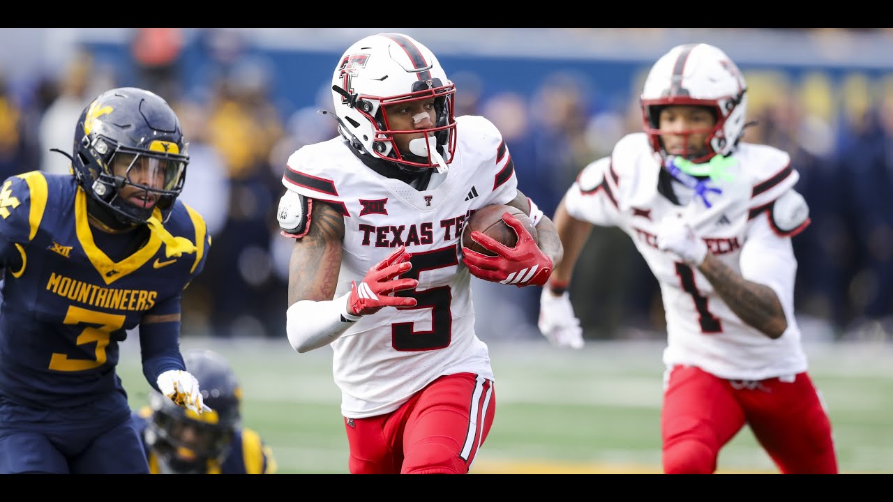 Texas Tech Blasts West Virginia, 49-0, in Morgantown 
