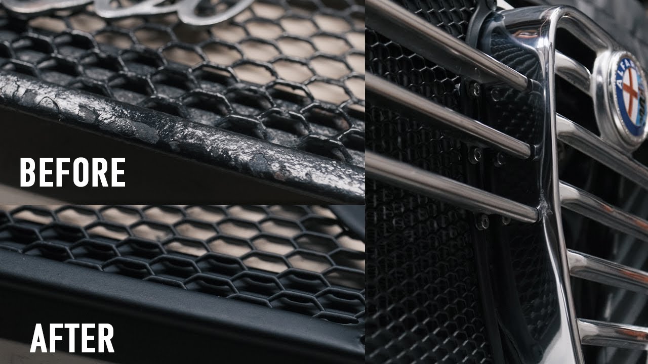 Restoring Alfa Romeo 1300TI Grill