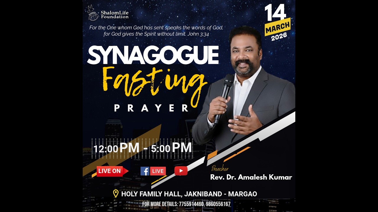 14.3.2026  SYNAGOGUE FASTING PRAYER (HOLY FAMILY HALL, JAKNIBAND)