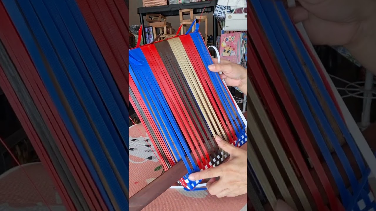 Paso 3 como tejer una bolsa artesanal