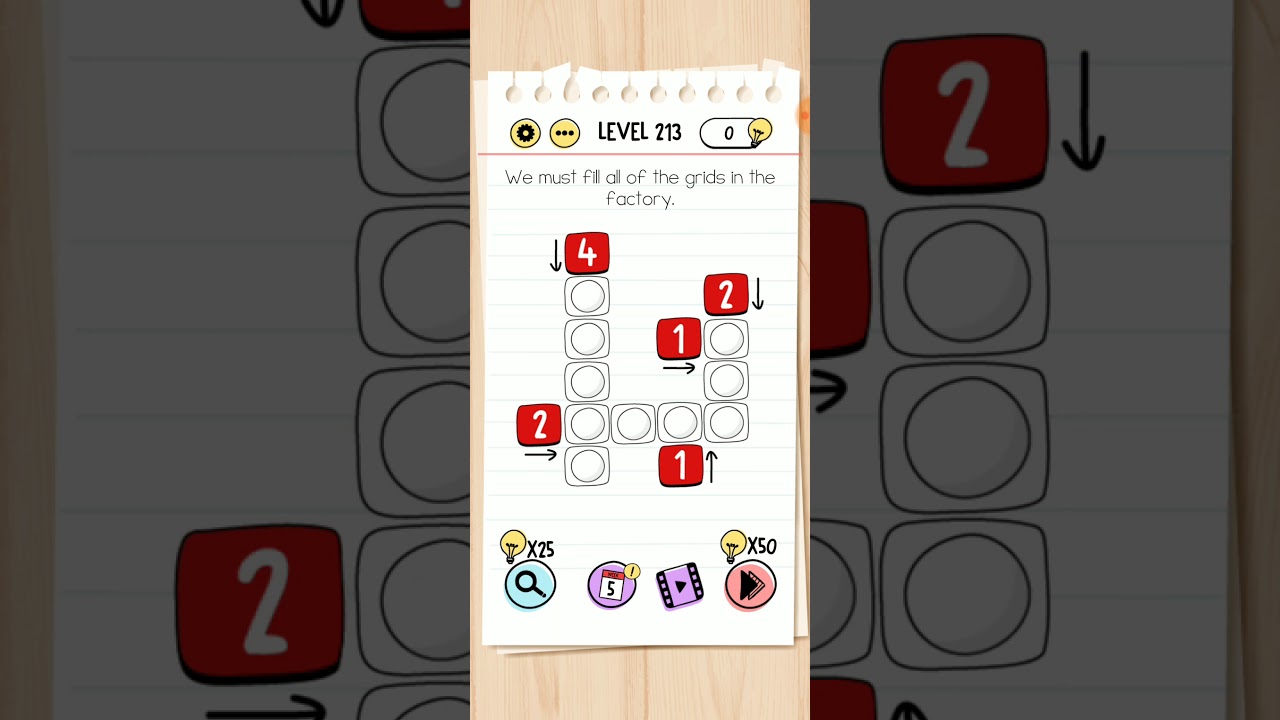 Brain Test Level 213 walkthrough