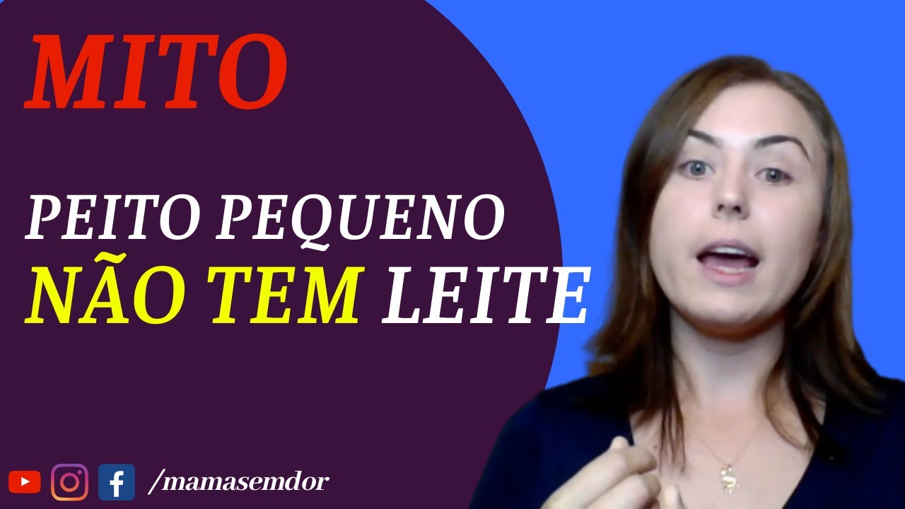 PEITO PEQUENO na GRAVIDEZ e AMAMENTAÇÃO NÃO PRODUZ LEITE. MITO DETONADO!