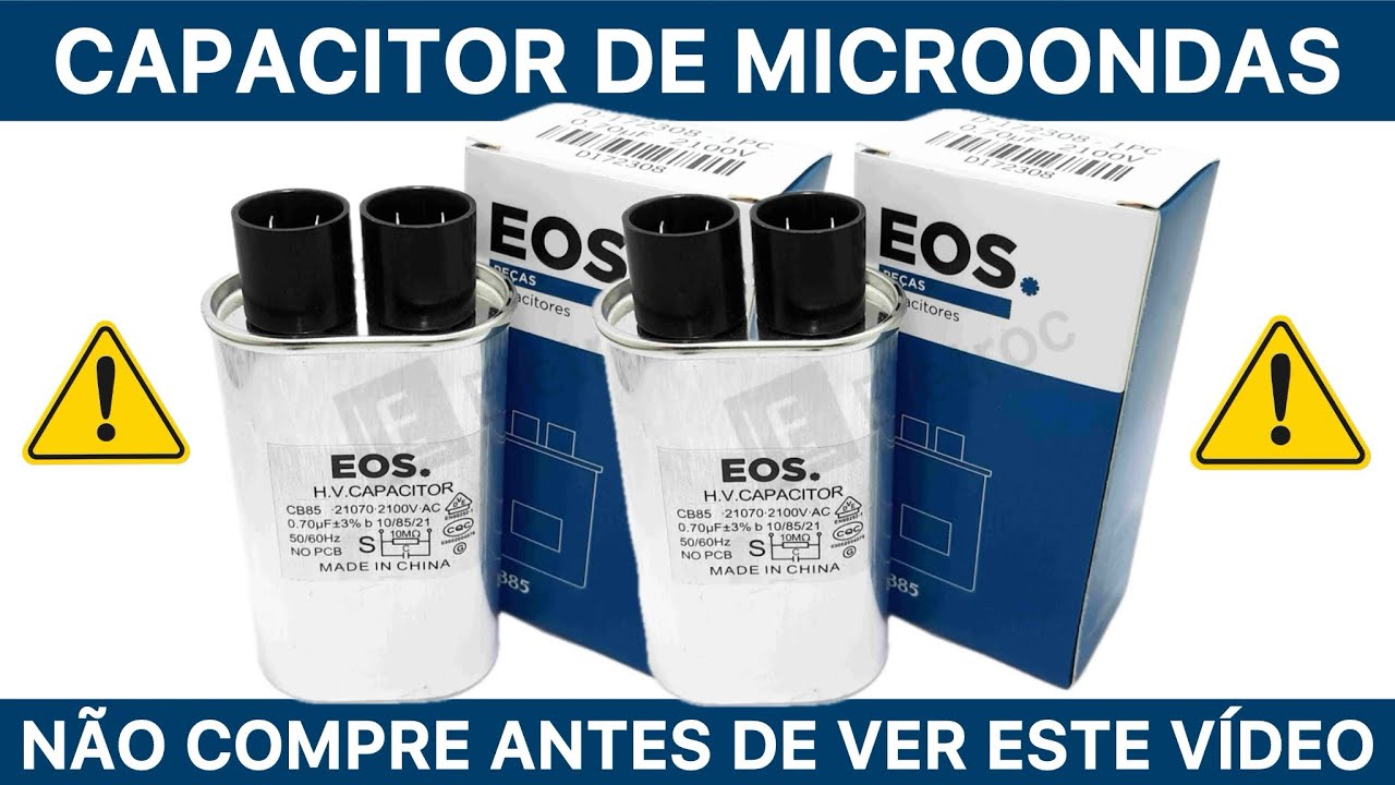 QUAL A PIOR MARCA DE CAPACITOR PARA MICROONDAS? (Assista esse vídeo completo)