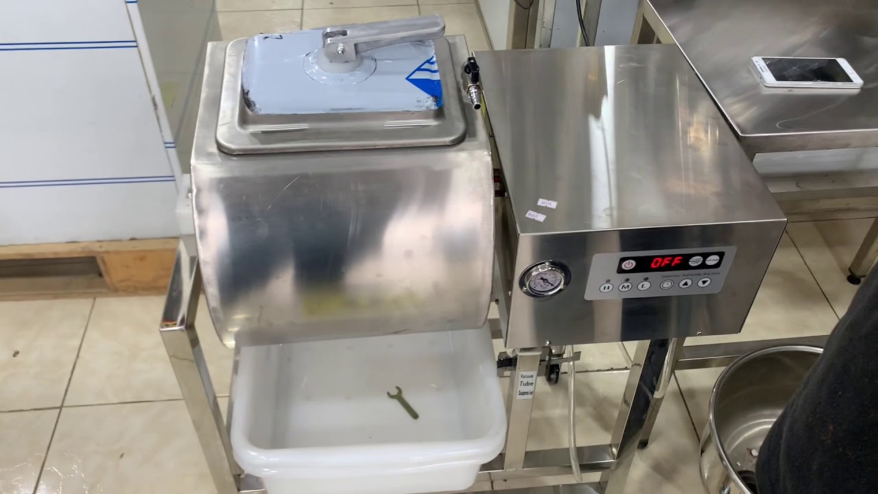 ماكينة تتتبيل البروست مع سحب الهواء MARINATOR  & VACCUM MACHINE