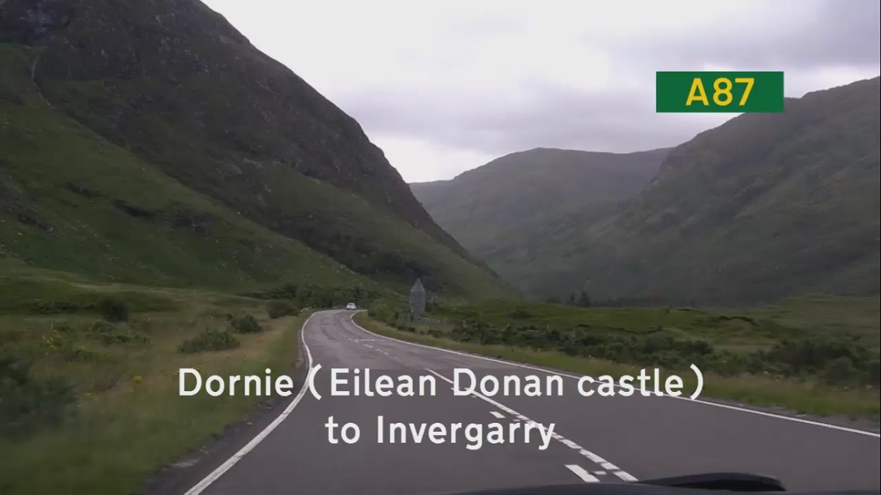 [GB] A87 Dornie (Eilean Donan castle) to Invergarry