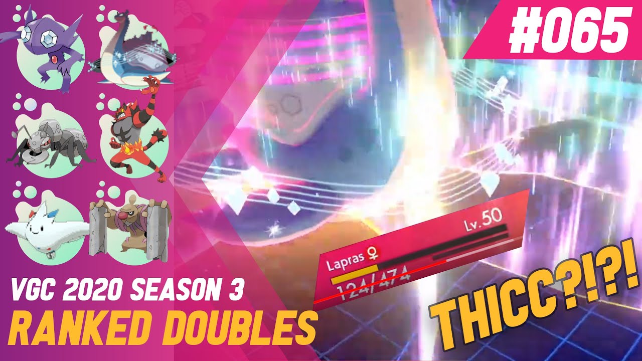 GMAX Lapras + Sableye ACTION! VGC 2020 Ranked Battles - LAPRAS OP too thicc
