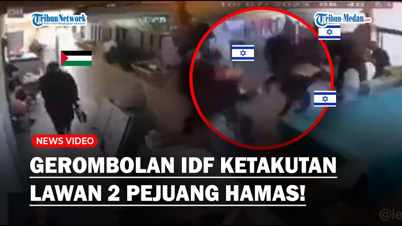 TENTARA ISRAEL KOCAR-KACIR KETAKUTAN Ditembaki 2 Pejuang Hamas saat Serbu Markas Zionis