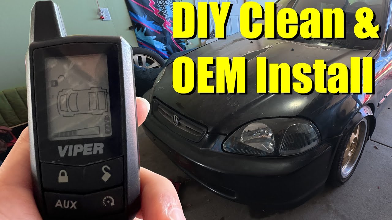 Installing a JDI Kill Switch + Viper Alarm on EK Civic Hatchback | Clean OEM Setup