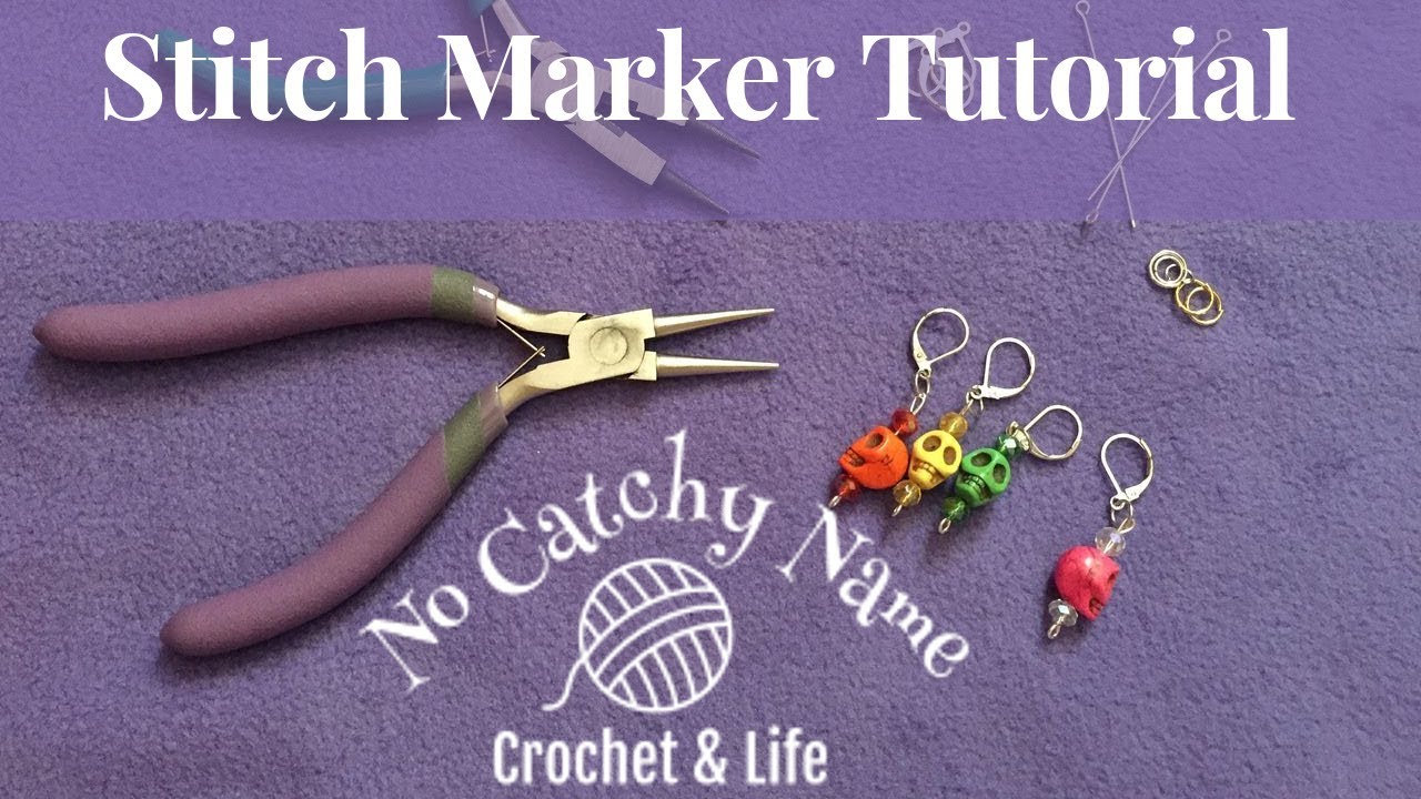 Crochet Stitch Marker Tutorial