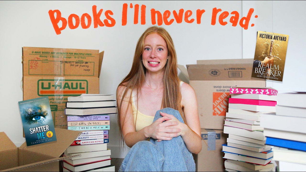 Huge Book Unhaul... bc I'm moving 📦 📚