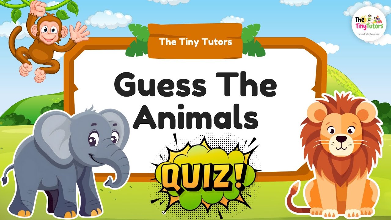 Guess the Animals Quiz for Kids | Fun Picture Game with Options! 🐾