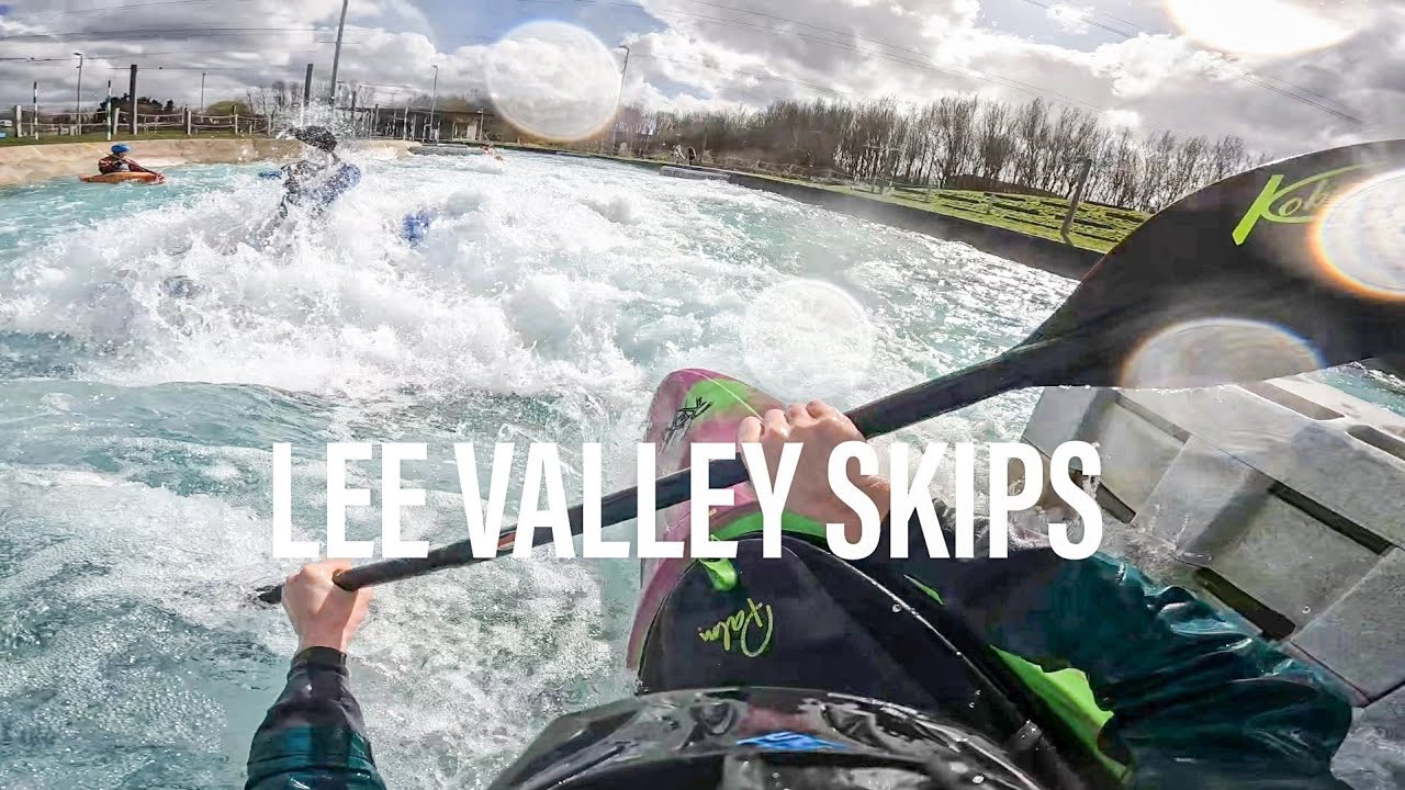 skippppping down Lee valley Olympic