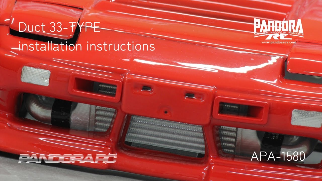Duct 33-TYPE Install Guide｜PANDORA RC
