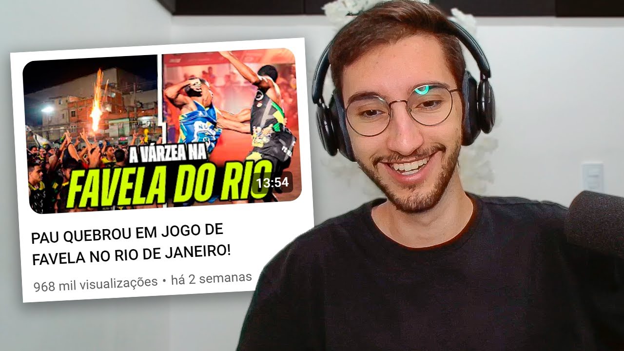 PAU QUEBROU EM JOGO DE FAVELA NO RIO DE JANEIRO!
