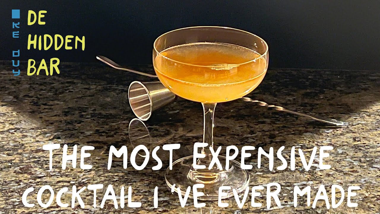The Most EXPENSIVE Cocktail I Have Ever Made by using 24K Gold  | The Golden Bee | Gin Cocktail
