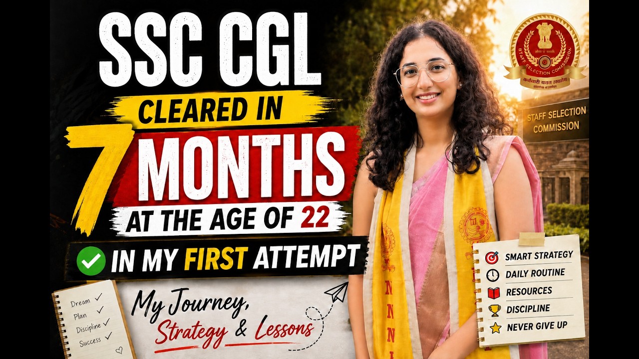 How I cleared SSC CGL in 7 months 🎯| Complete strategy 🔥| My ssc cgl journey✨