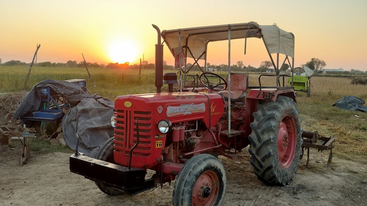 Mahindra 275 cultivator testing 