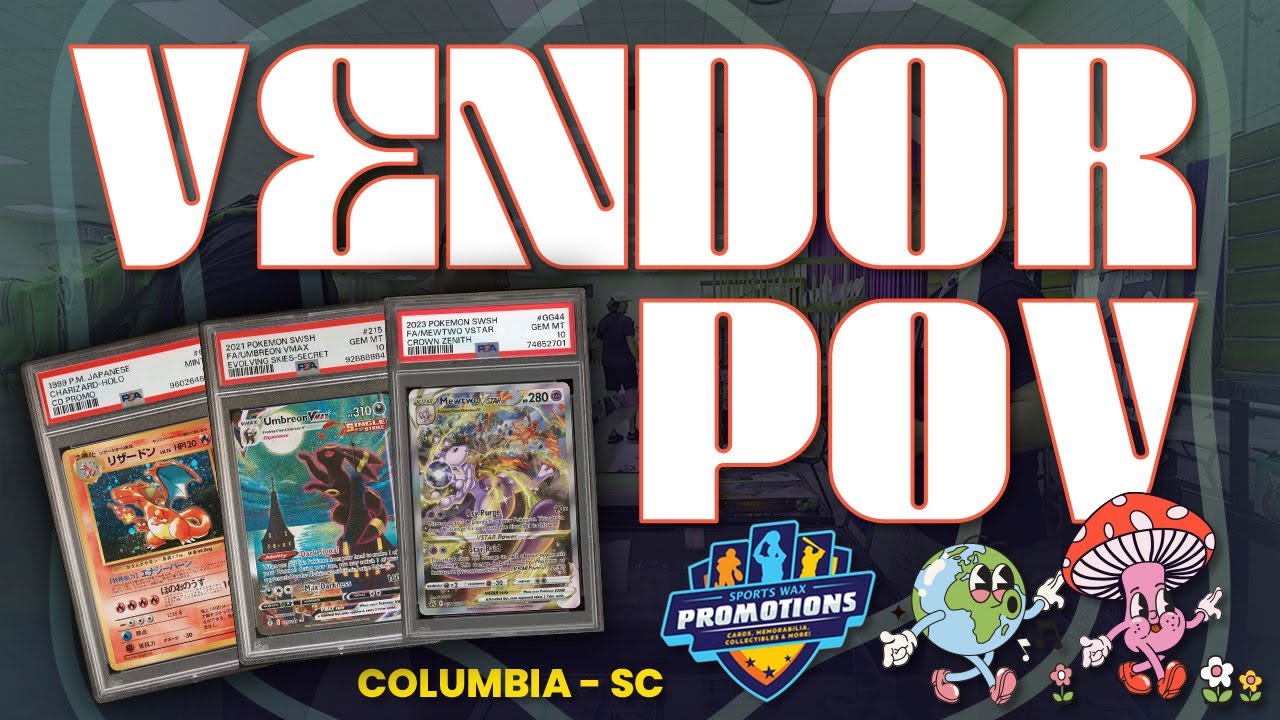 Pokemon Vendor POV | Columbia SC Sports Wax Promotions | $5K+ TRADE!