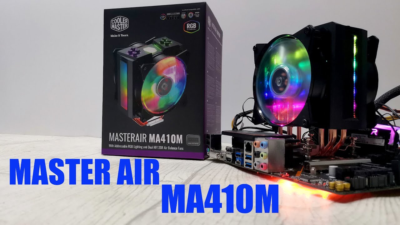 Cooler Master MASTERAIR  MA410M RGB UNBOXING AND INSTALLATION