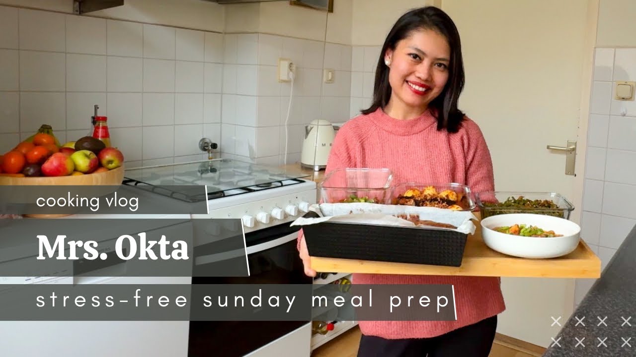 How I love to spend sunday to stay stress-free for the next few days, cooking meals in advance