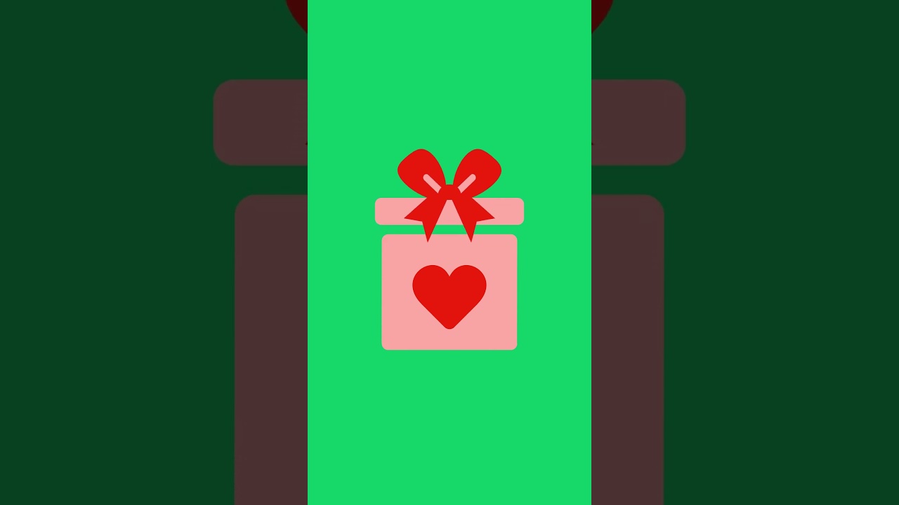 green screen gift box #greenscreen #shortsvideo #animation #tech #foryou