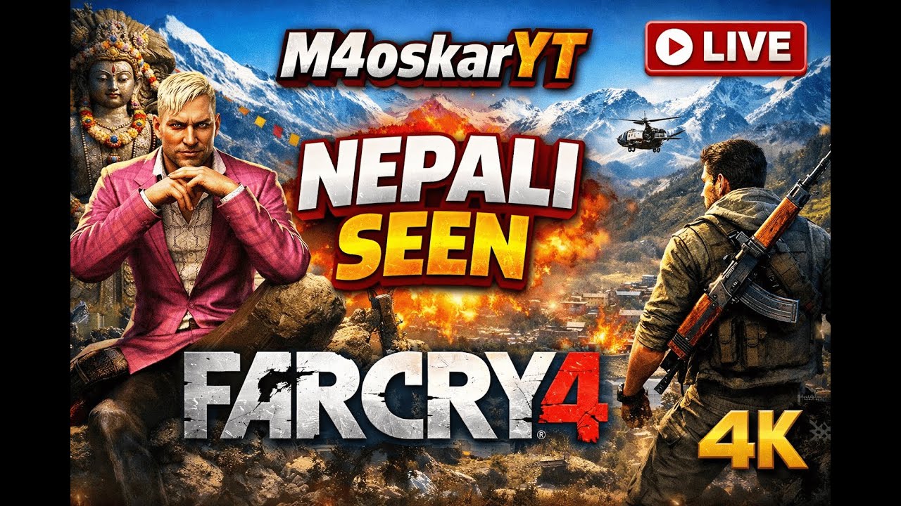 Playing FARCRY4 Nepali Voice Day 1