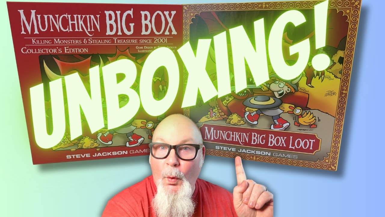 Munchkin Card Game Big Box Unboxing You Won’t Believe What’s Included!