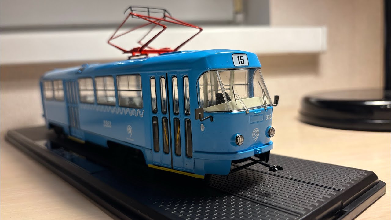 Модель трамвая  Tatra t3su от Ssm в масштабе 1:43