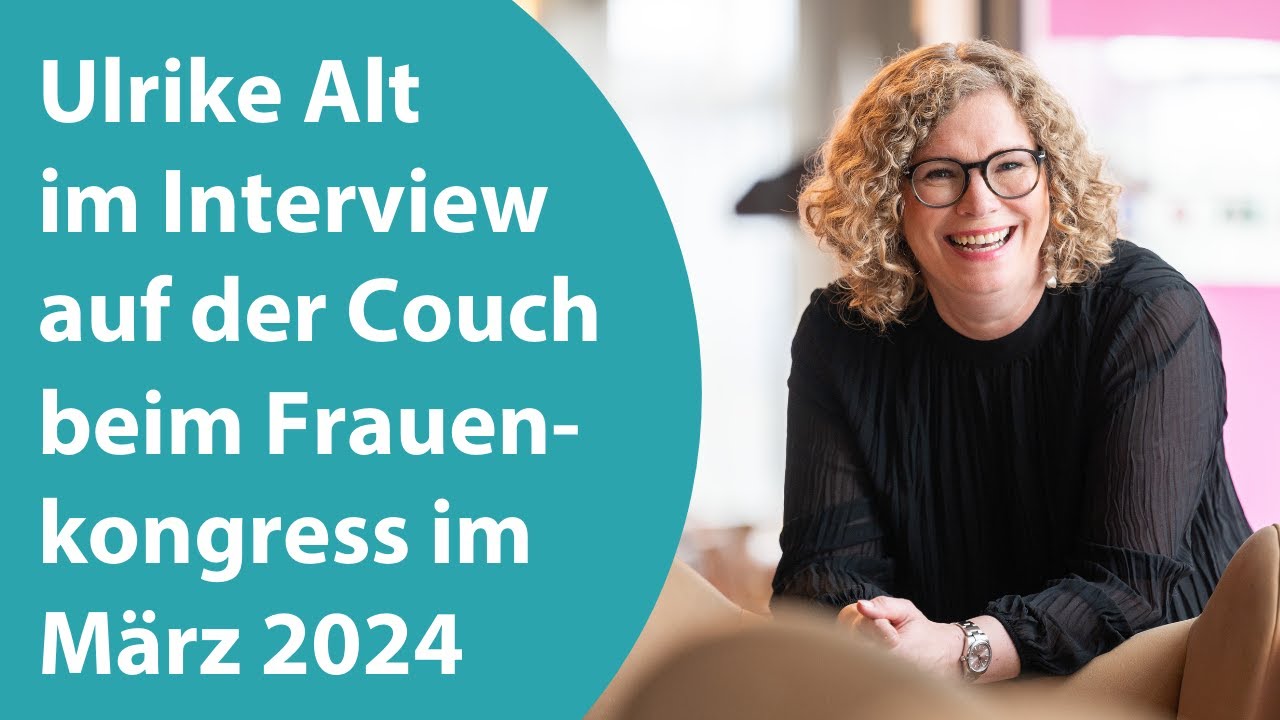 Ulrike Alt im Interview beim Frauenkongress 2024 über Hochbegabung