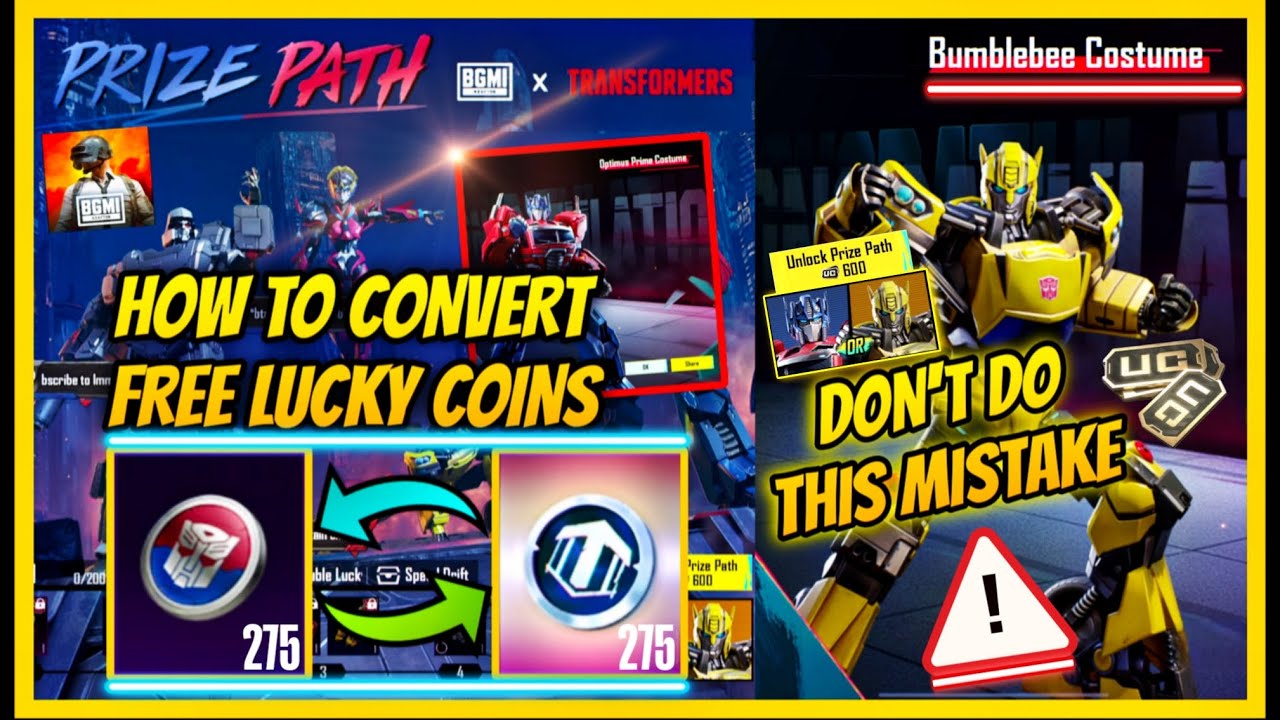 ❌DON'T do this mistake in TRANSFORMERS PRIZE PATH l How to convert LUCKY COINS- Prize Path Explained