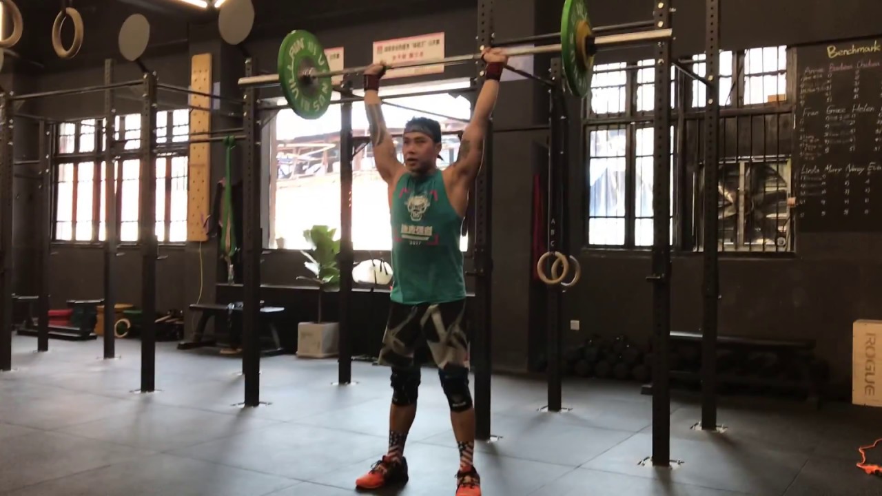 Benchmark WOD: Fran (21-15-9 Thrusters and Pullups) my score - 4:23