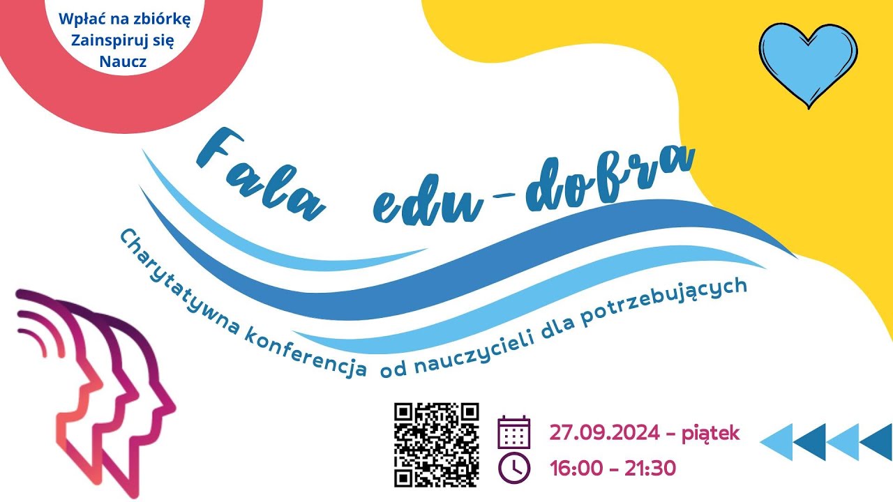 Fala  EduDobra - konferencja charytatywna od nauczycieli dla szkół dotkniętych powodzią
