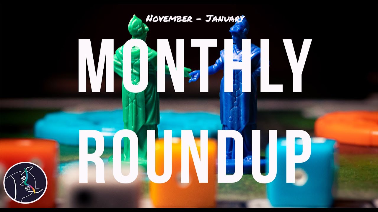 Monthly Roundup Nov-Jan 2023: Mini Board Game Reviews