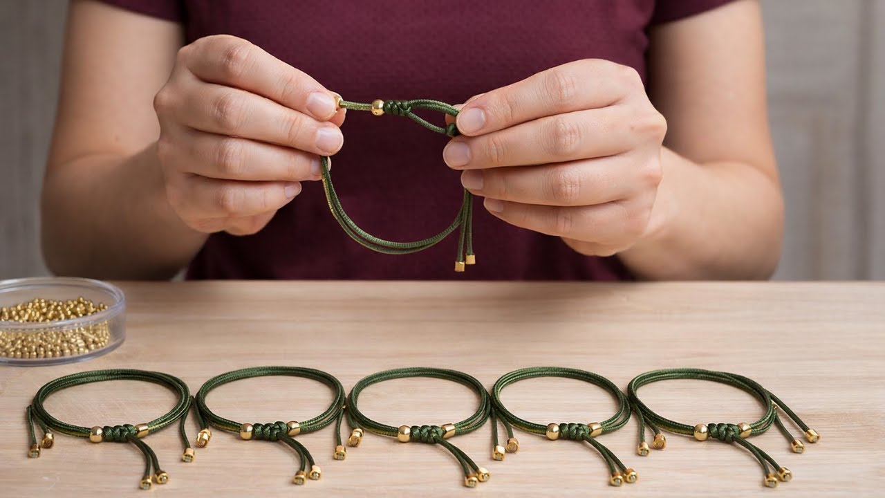 Ninguém acredita que essa pulseira linda foi feita com sobras de materiais 😱