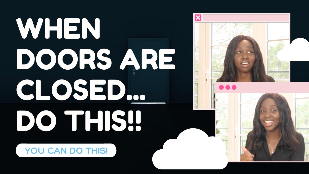 Frustrated waiting for an opportunity? Watch this video