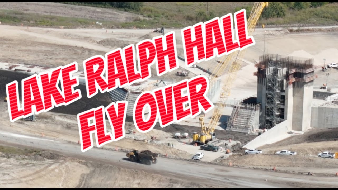 Ralph Hall Fly Over-New Lake in Texas
