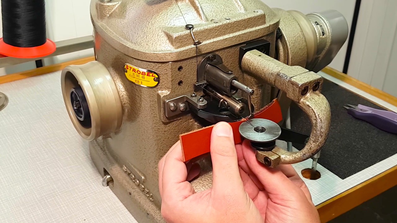 Strobel 141 40 Pelznähmaschine Einfaden Überwendlich Nähmaschine