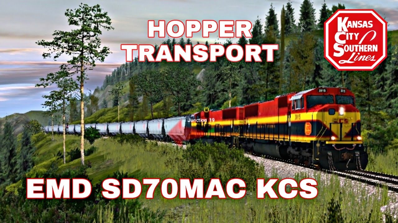 EMD SD70MAC, KCS ,[Trainz mobile android] [see the description]