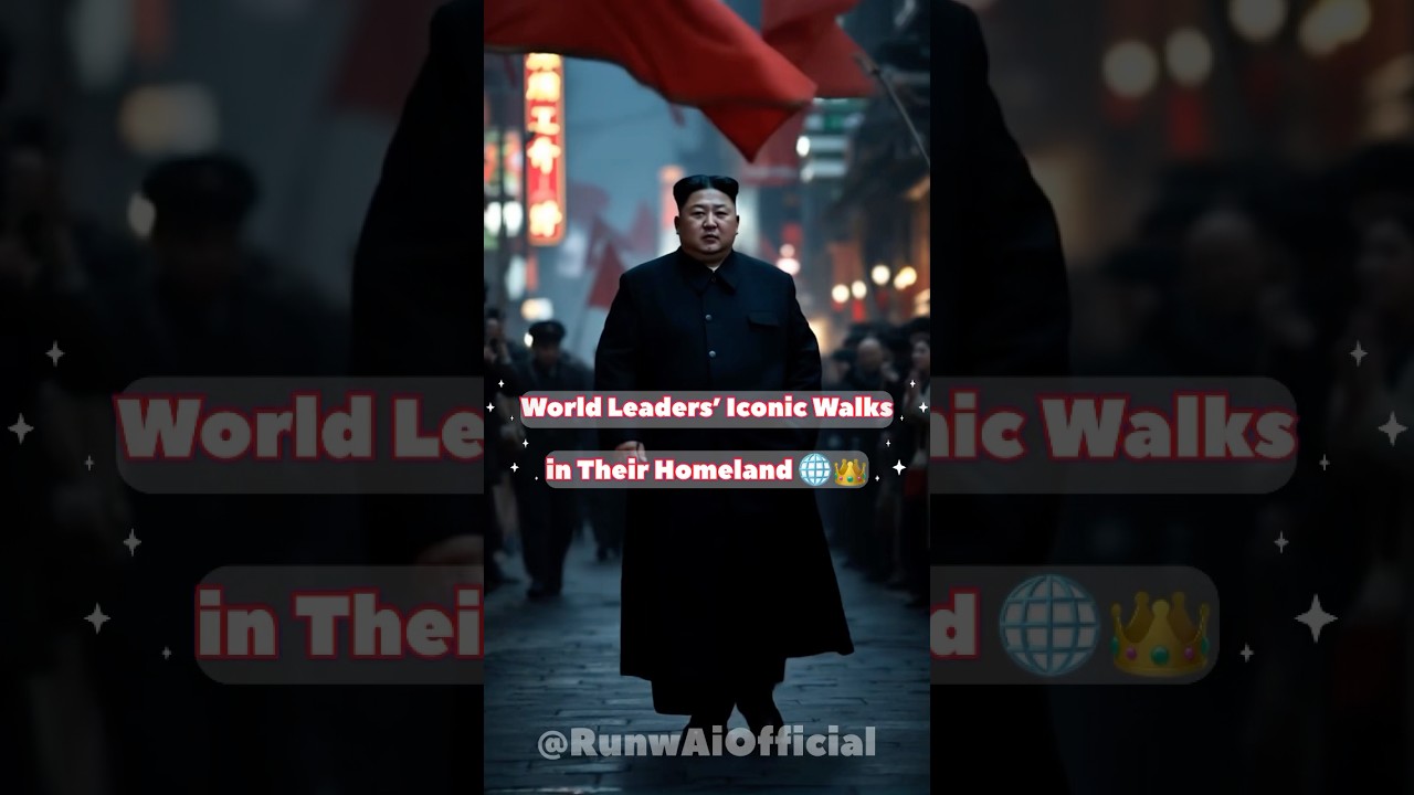 How Presidents Walk in Their Countries #runwai #aishorts
